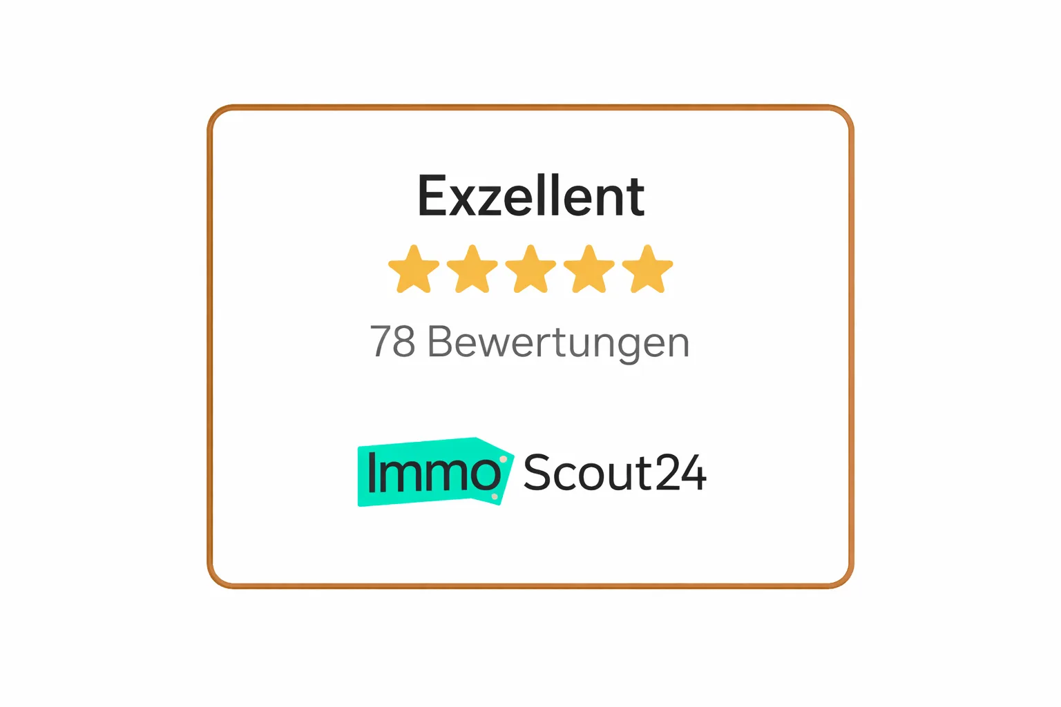 ImmoScout24 Exzellent-Auszeichnung